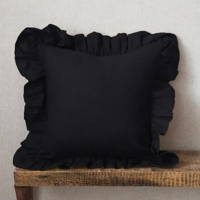 Delicate Gathered Cotton Pillow Case