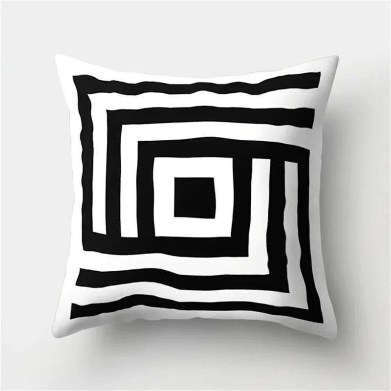 Modern Geometric Accent Pillow Cover