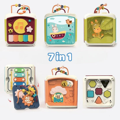 Educational 7-in-1 Kids Learning Cube Toy