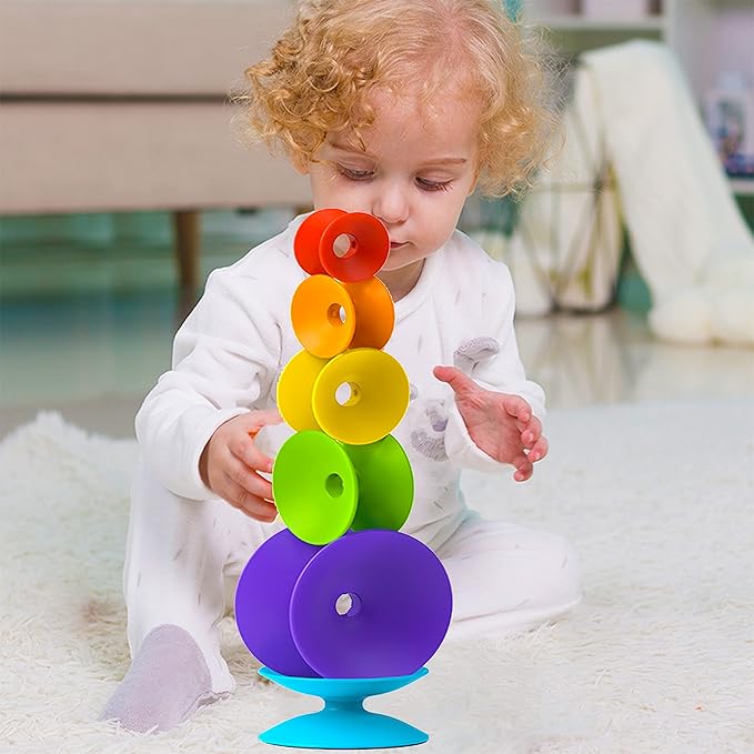 Vibrant Children's Wooden Block Toy - Luxicro