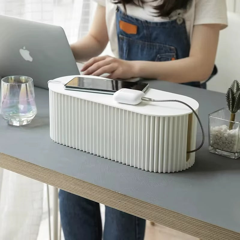 Organized Cord Storage Box
