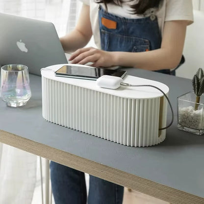 Organized Cord Storage Box