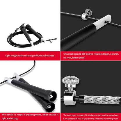 Premium Adjustable Speed Jump Rope for Fitness Training
