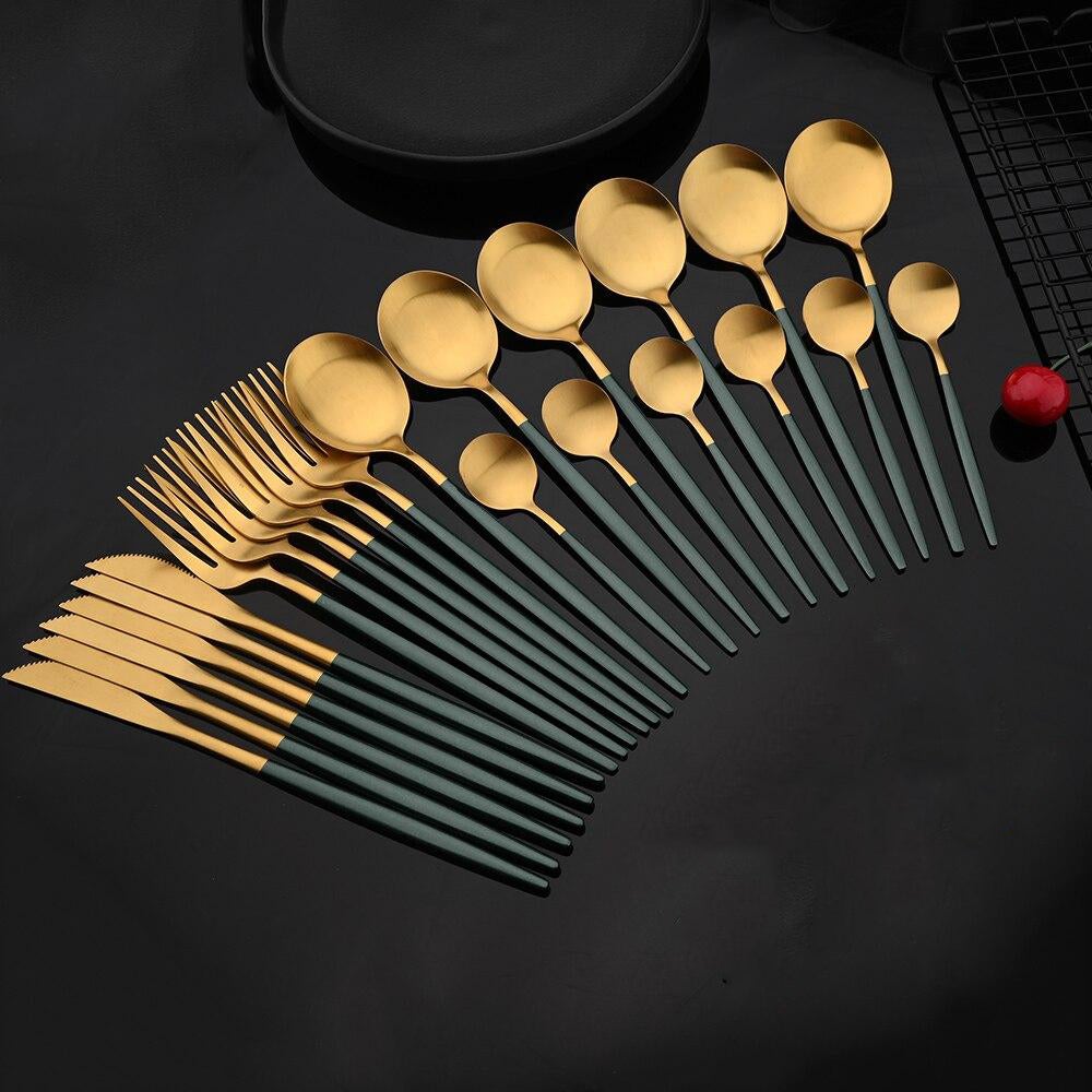 Premium Silverware Dinner Set - Luxicro