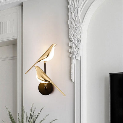 Stylish LED Bird Wall Light