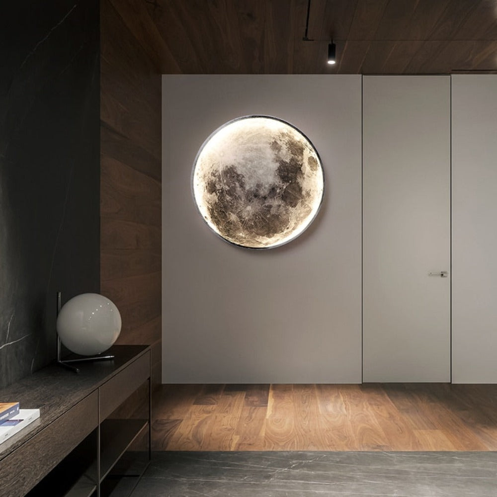 Glowing Moon Globe Night Light for Wall or Ceiling