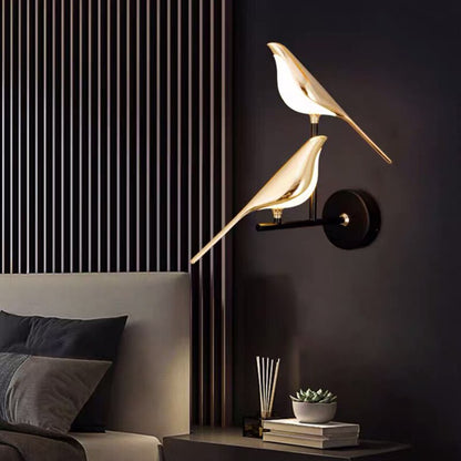 Stylish LED Bird Wall Light