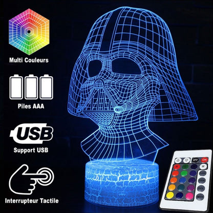 Cool Star Wars Darth Vader 3D Lamp