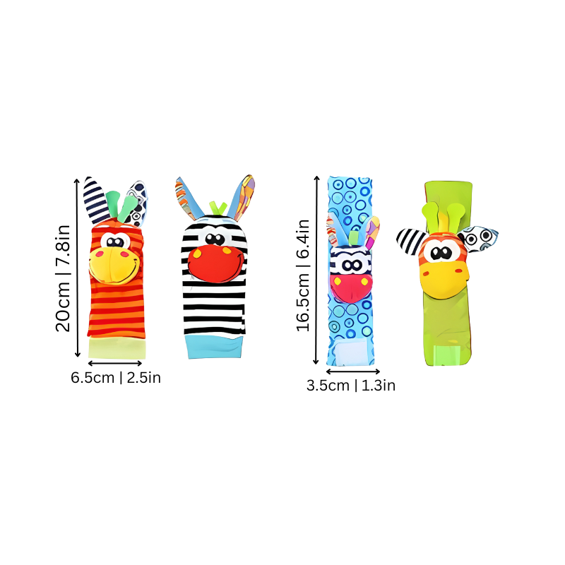Colorful Baby Toy Set and Cute Socks