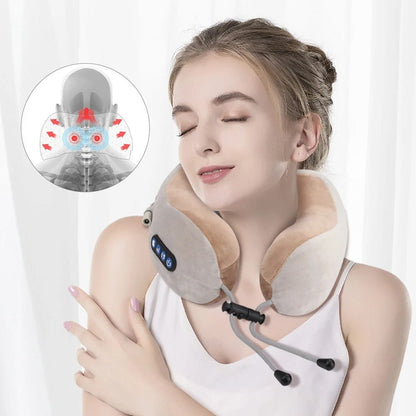 Comfortable Heated Massage Neck Pillow - Luxicro