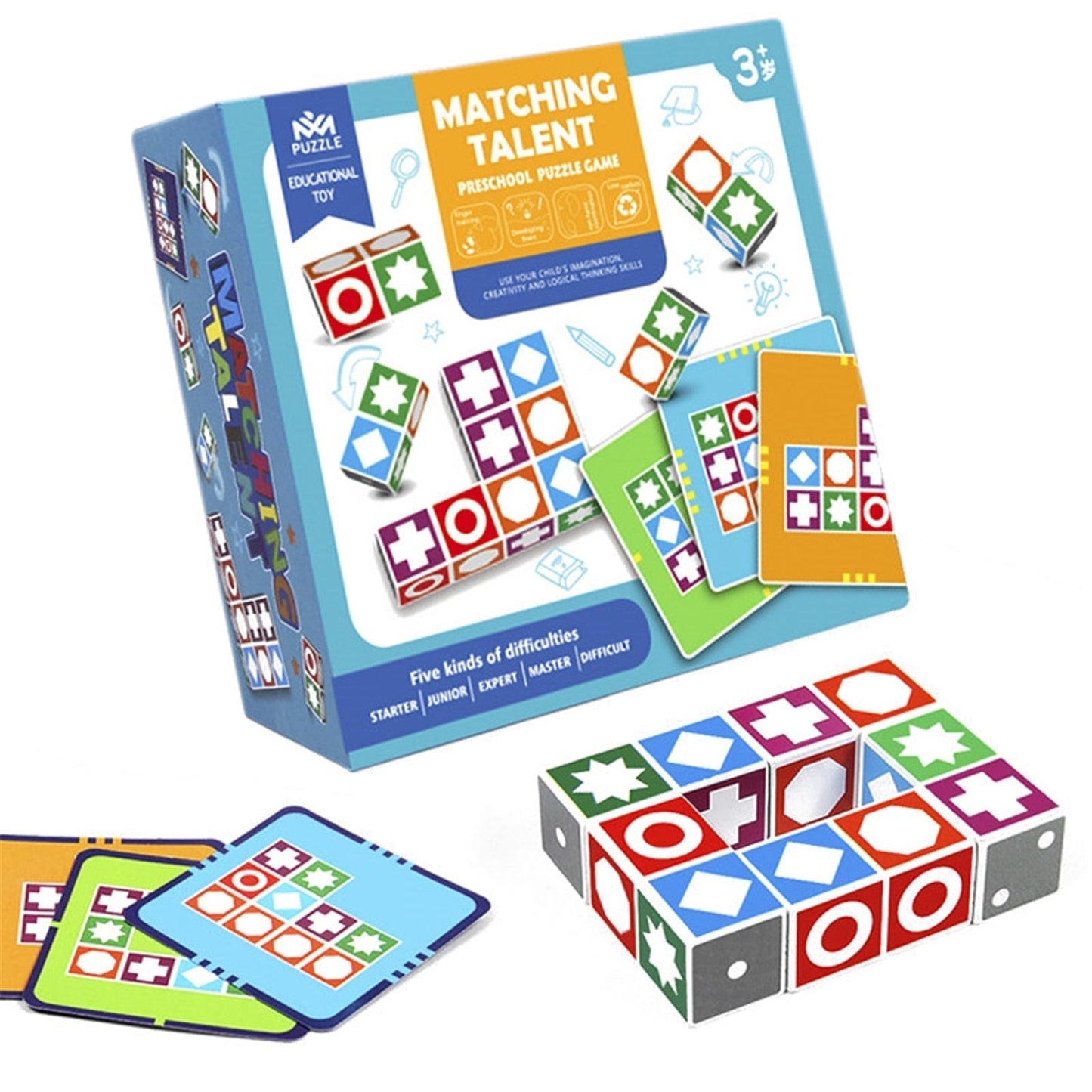 Brain Teaser Wooden Puzzle Block Game