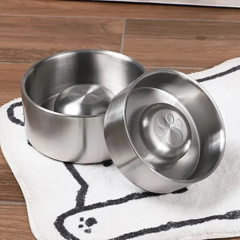 Easy Feed Interactive Dog Bowl | Anti Gulping Slow Eat Dish - Luxicro