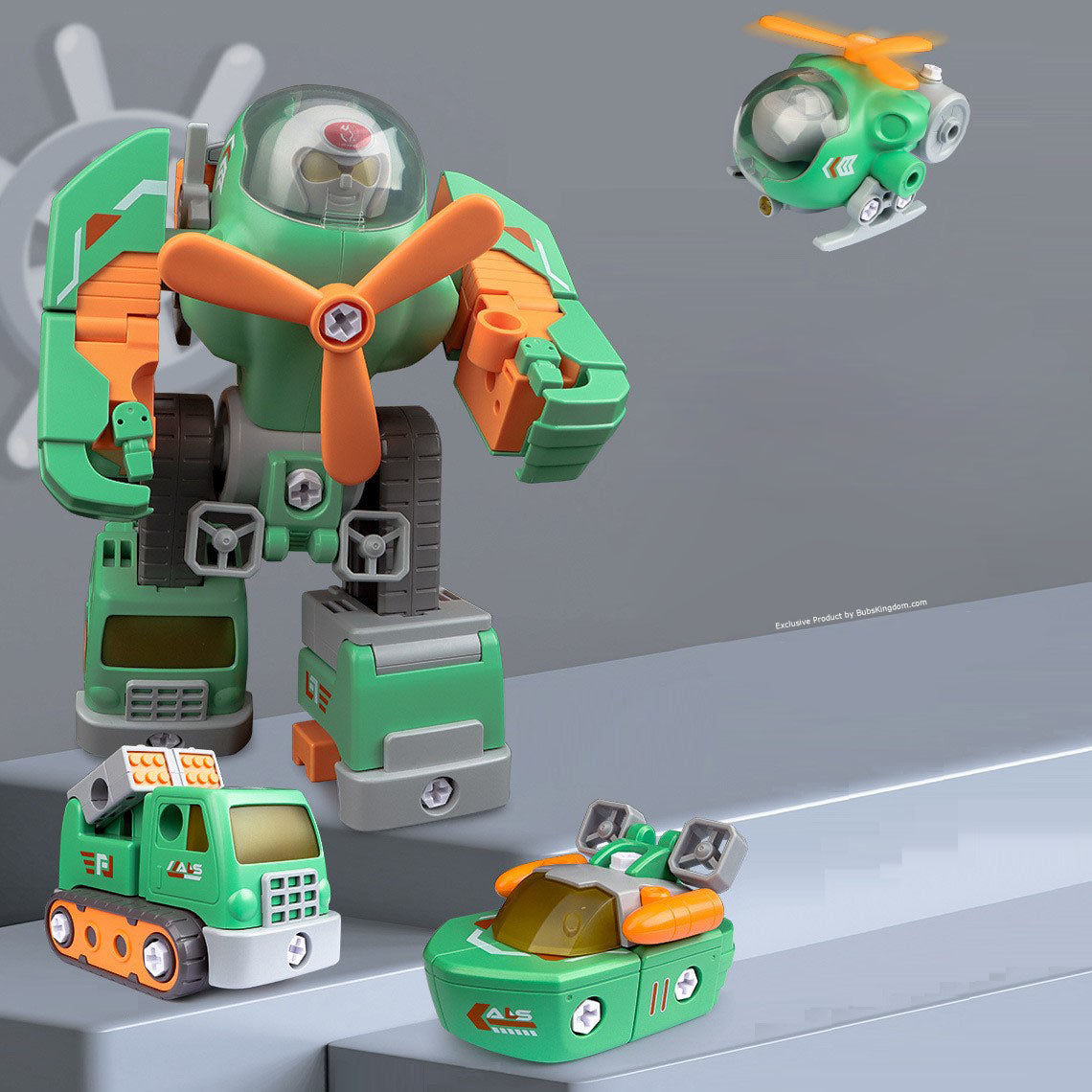 Action Military Vehicle Building Set for Kids