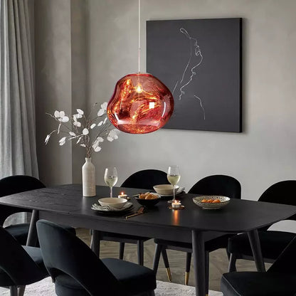 Elegant Chrome Hanging Ceiling Light