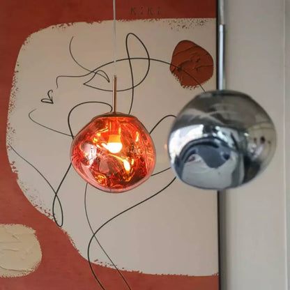 Elegant Chrome Hanging Ceiling Light