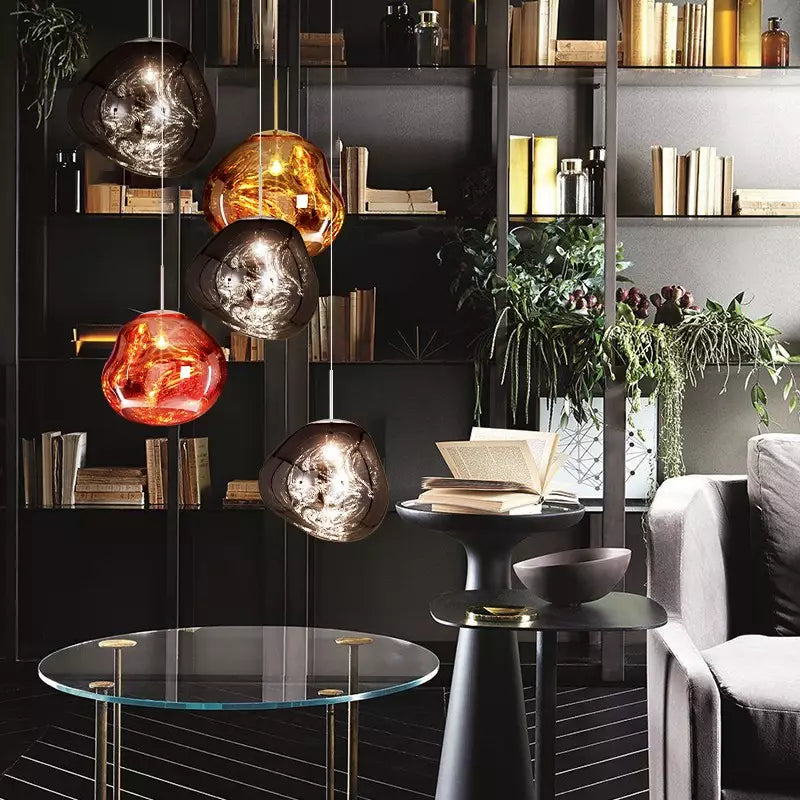 Elegant Chrome Hanging Ceiling Light