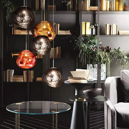 Elegant Chrome Hanging Ceiling Light