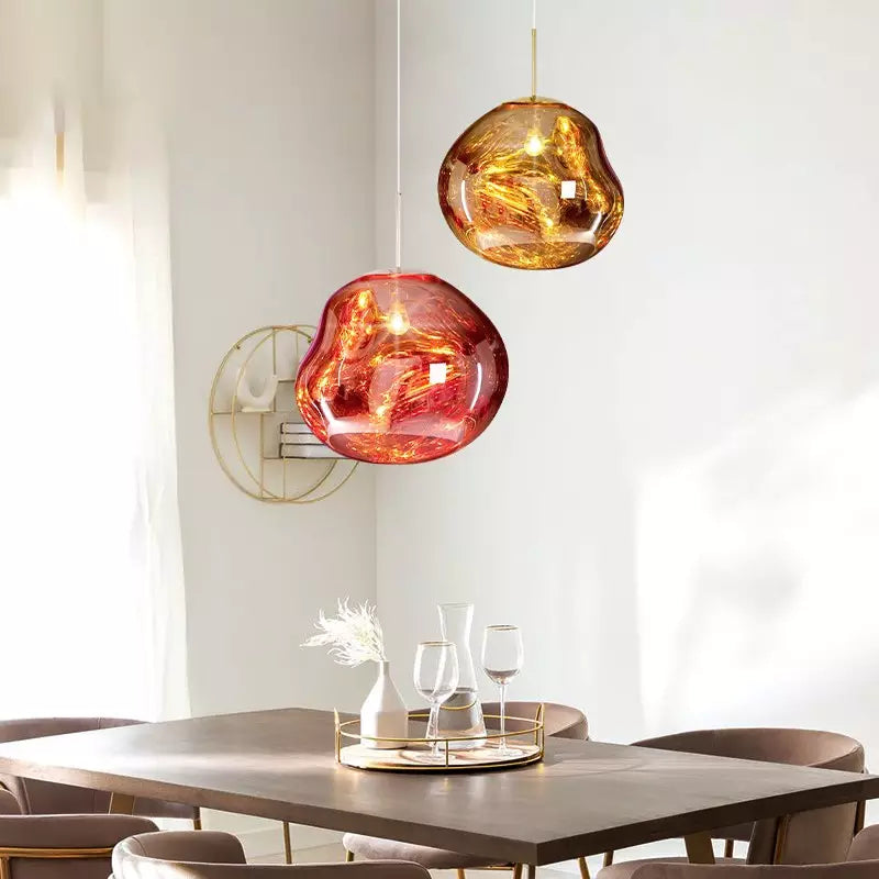Beautiful Handcrafted Glass Drop Pendant Light - Luxicro