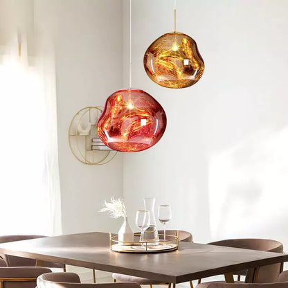 Beautiful Handcrafted Glass Drop Pendant Light - Luxicro