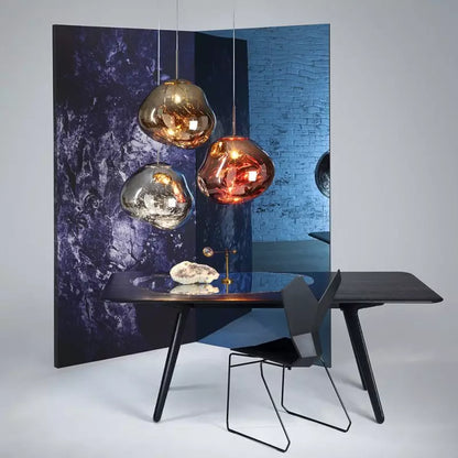 Elegant Chrome Hanging Ceiling Light