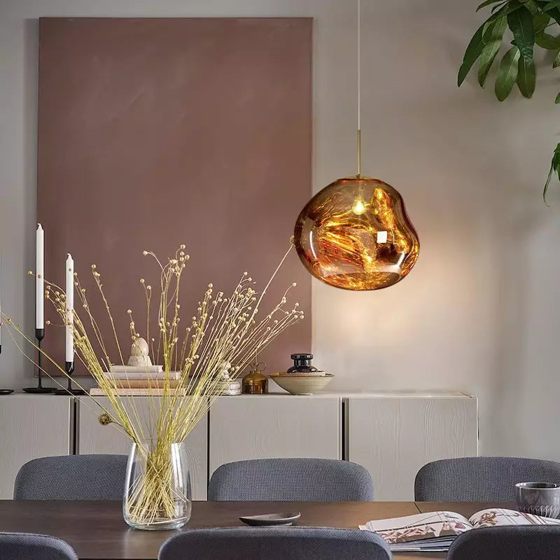 Elegant Chrome Hanging Ceiling Light