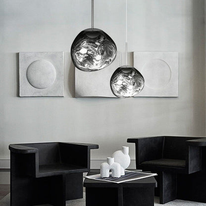 Elegant Chrome Hanging Ceiling Light