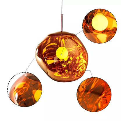 Elegant Chrome Hanging Ceiling Light