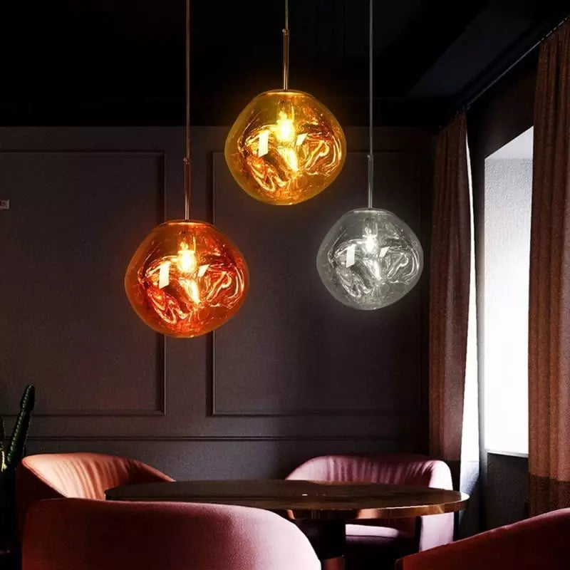 Elegant Chrome Hanging Ceiling Light