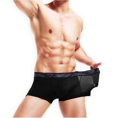 Cool Breathable Men's Silk Boxers