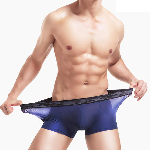 Cool Breathable Men's Silk Boxers