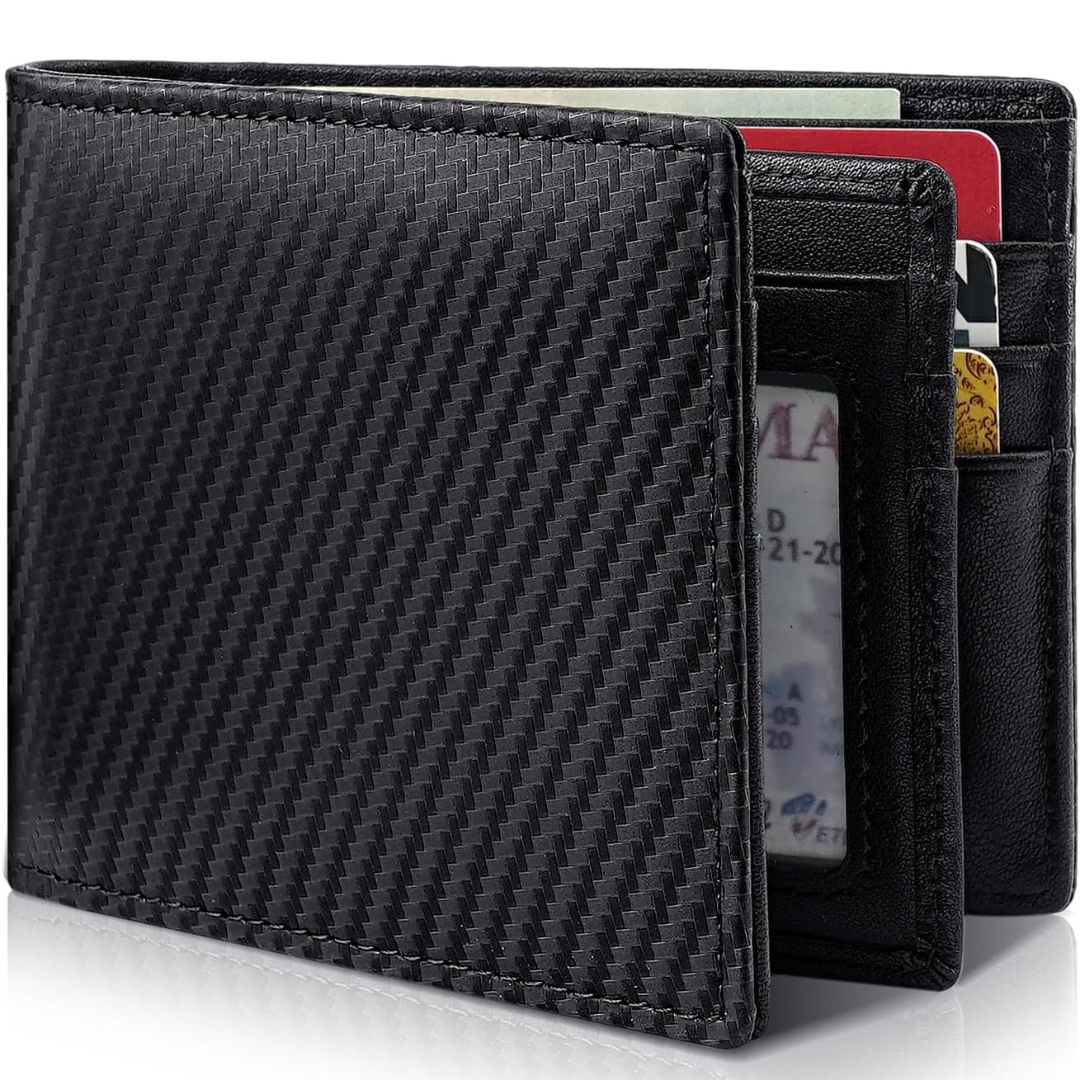 Men's Classic Real Leather RFID Secure Wallet
