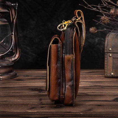 Premium Leather Belt Bag for Men