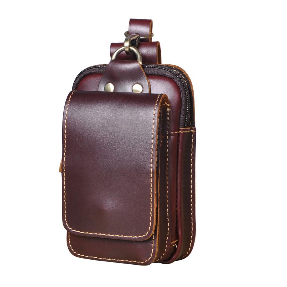 Premium Leather Belt Bag for Men