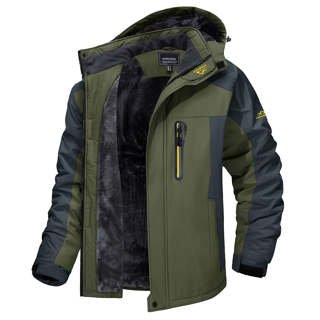 Waterproof Insulated Outdoor Mountain Jacket For Men - Luxicro