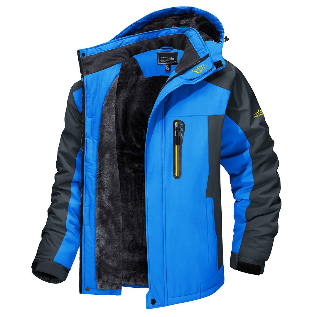 Waterproof Insulated Outdoor Mountain Jacket For Men