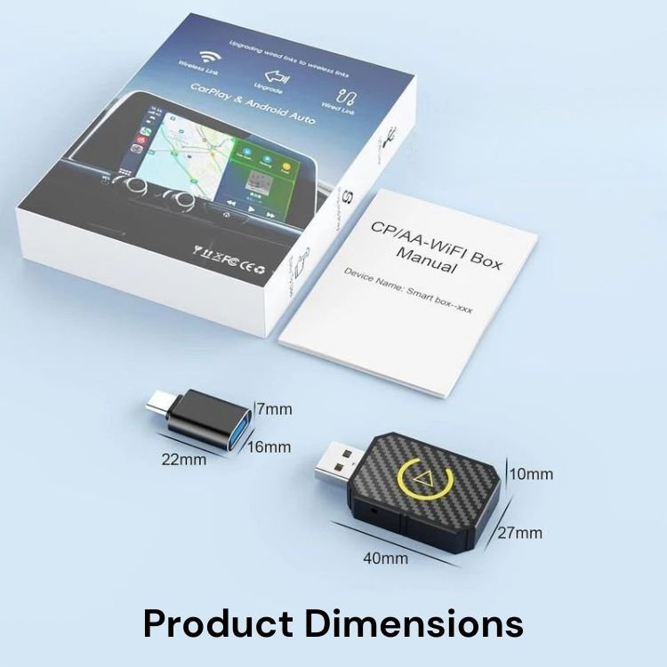 Compact iPhone CarPlay USB Adapter