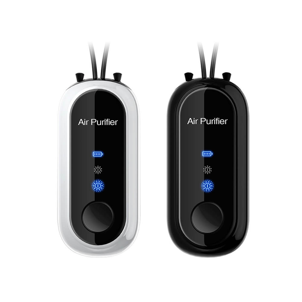 Compact USB Rechargeable Air Purifier Necklace - Luxicro