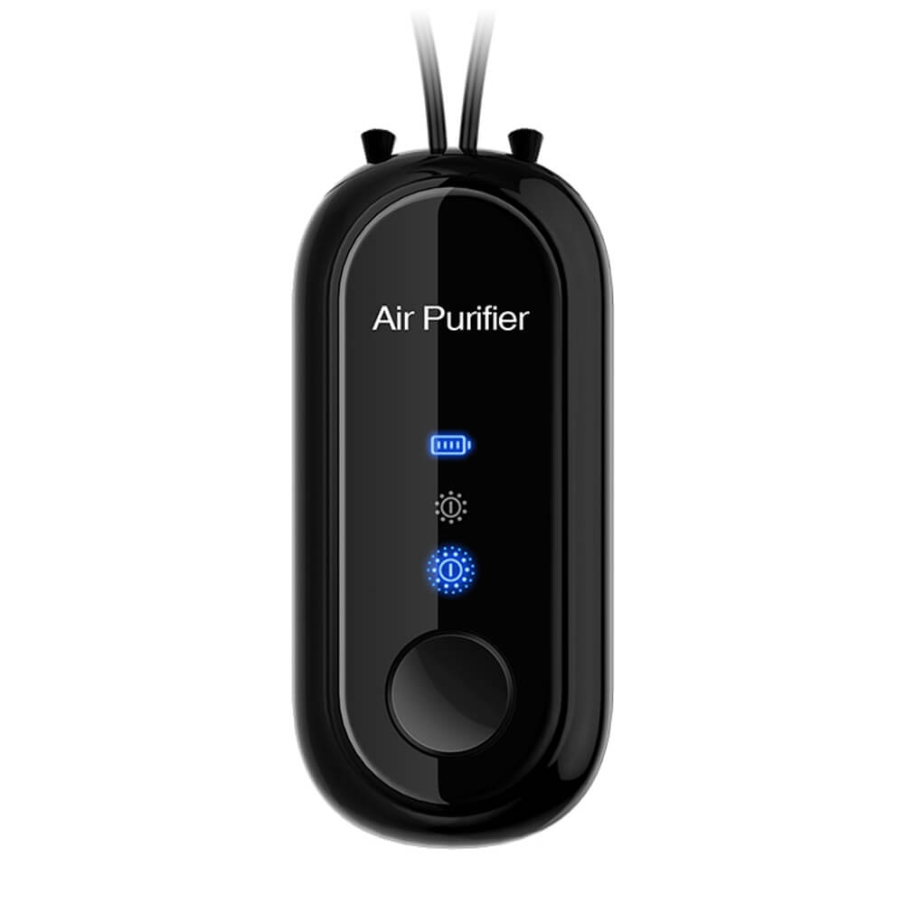 Compact USB Rechargeable Air Purifier Necklace