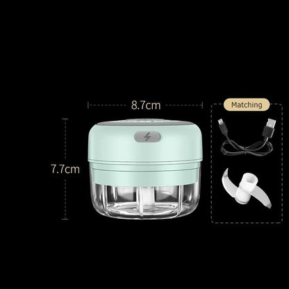 Compact Automatic Mini Food Processor