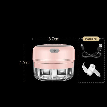 Compact Automatic Mini Food Processor