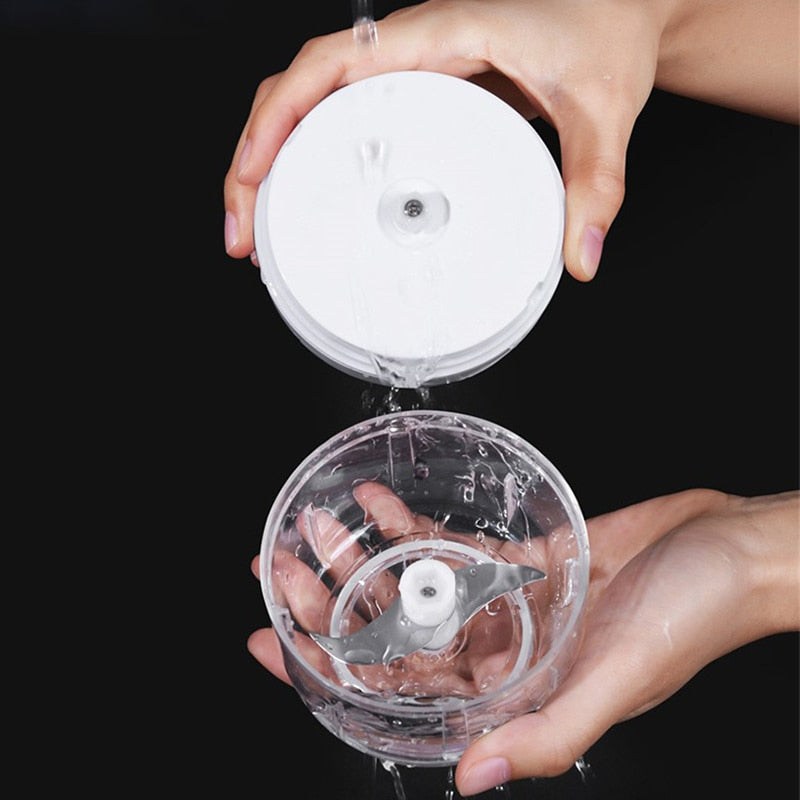 Compact Automatic Mini Food Processor