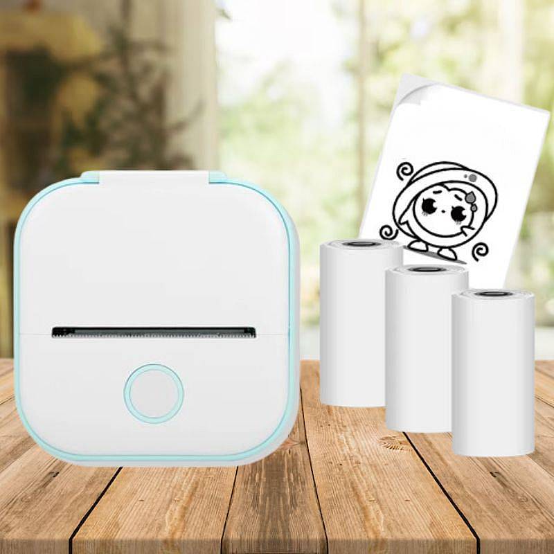 Compact Wireless Thermal Printer with Bluetooth - Luxicro