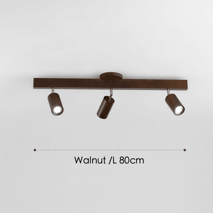 Rustic Wooden Hanging Light Fixture Adjustable Lamp