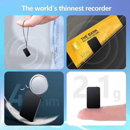 Small Digital Voice Recorder with Long Battery Life