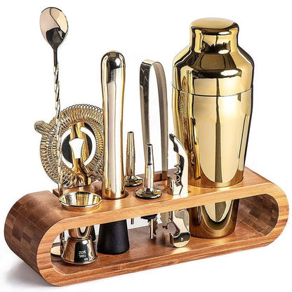 Complete Home Bar Cocktail Kit Set
