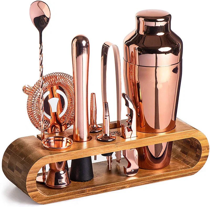 Complete Home Bar Cocktail Kit Set