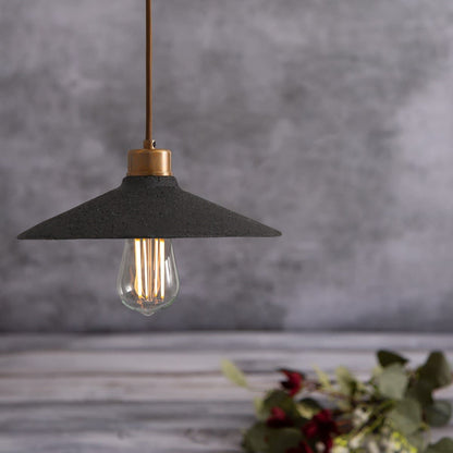 Natural Earthy Ceramic Hanging Light 28cm
