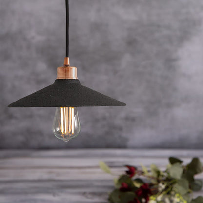 Natural Earthy Ceramic Hanging Light 28cm