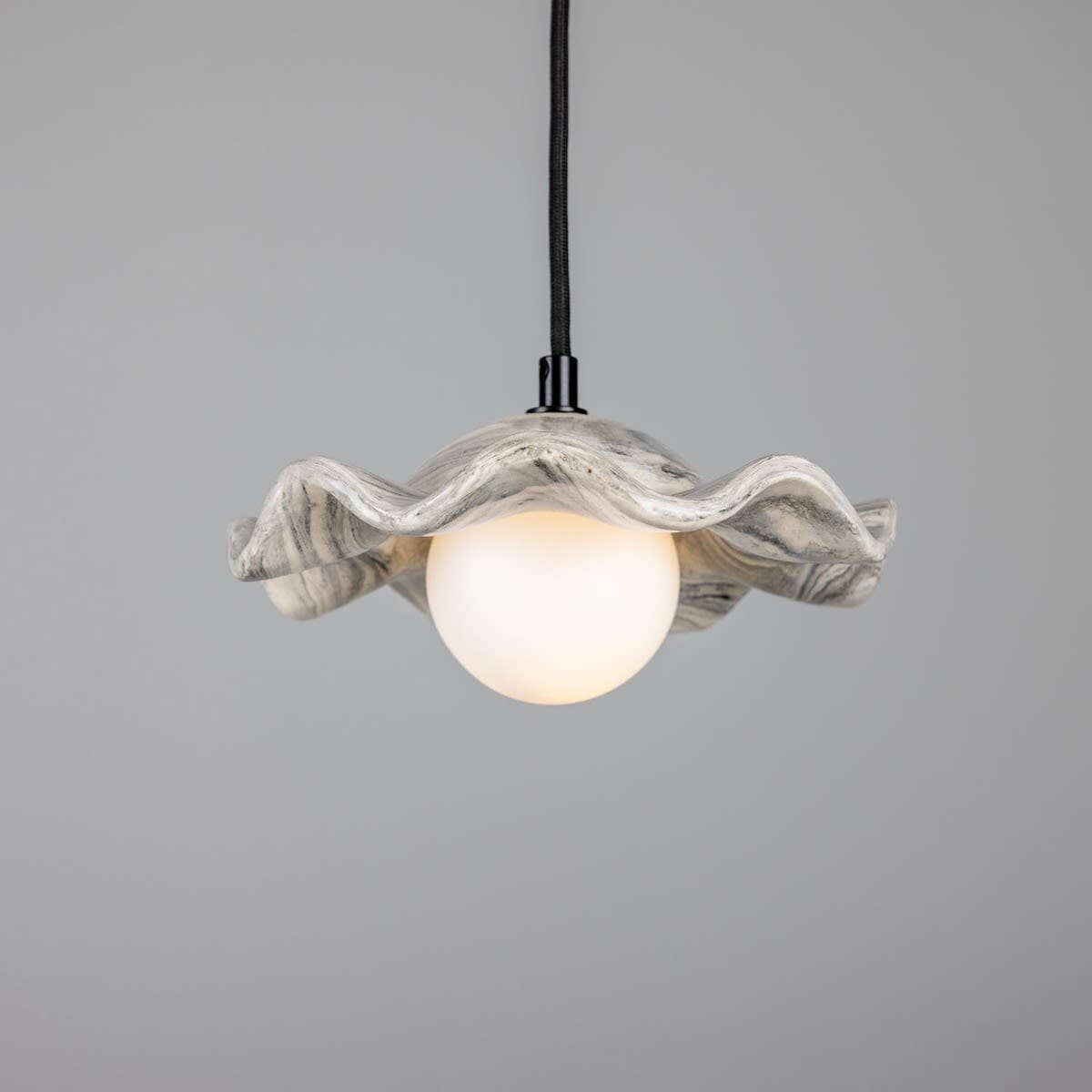 Unique Wave Ceramic Hanging Light - Luxicro