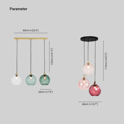 Modern 3 Light Hanging Lamp